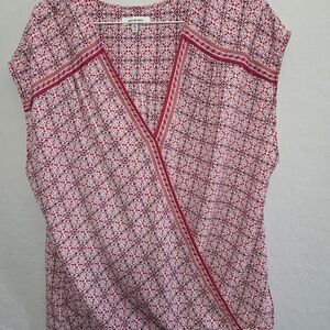 Max Studio Pink Patterned Blouse